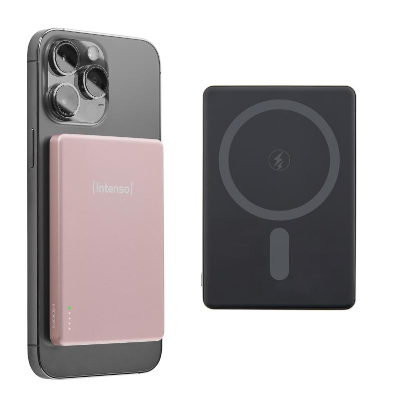 intenso-mw5000-bateria-externa-magnetica-5000-mah--compatible-con-magsafe-carga-inalambrica-15w-usb-c-pd-20w-delgada-y-compacta--probada-en-alemania--rose